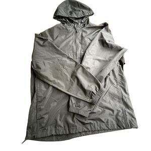 Swiss Tech M 38-40 unisex Pullover black windbreaker hood draw hem pockets